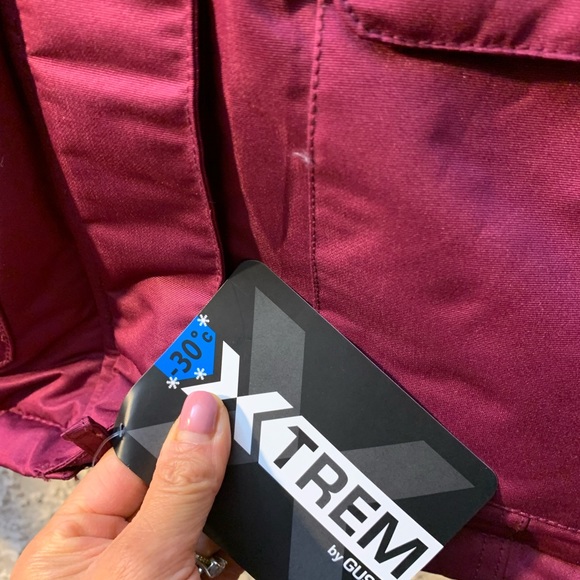 Little Girls Winter Coat by XTrem by Gusti Faux-Fur Hooded Parka Sz 8 NWT - Picture 5 of 10